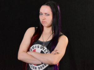 Louisville Roller Derby Skater Battle Diva