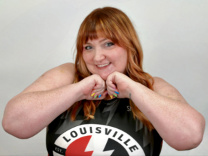 Jennifer Cruelidge (Cruel) skater for Louisville Roller Derby