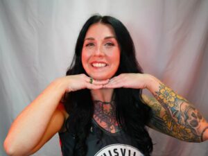 Louisville Roller Derby Skater Carrie A Glock